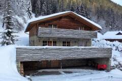 01. Catered chalet Alpinum Sankt Anton Voorzijde