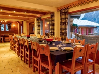 5 Chalet Alpaka Chatel Eetzaal